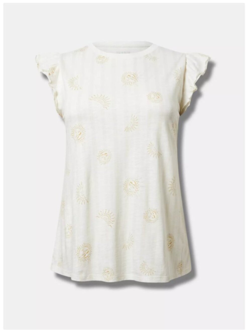 TORRID Double Flutter Sleeve Tee